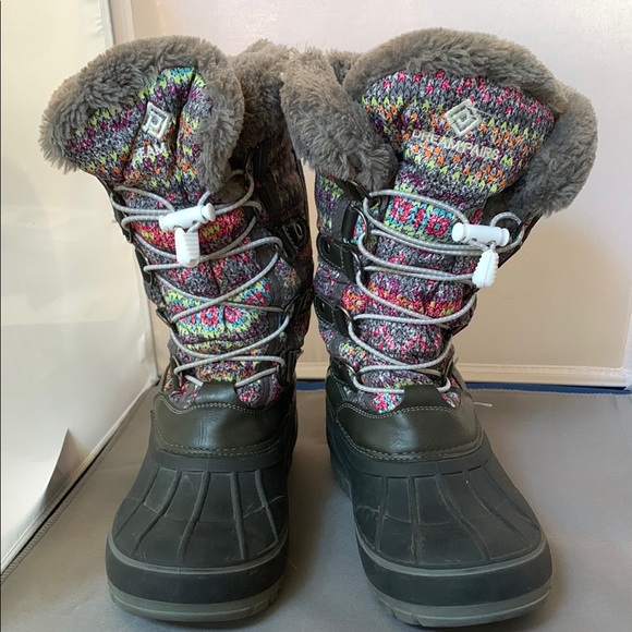 Dream Pairs Kids Multi-Color Winter Boots - Picture 1 of 5